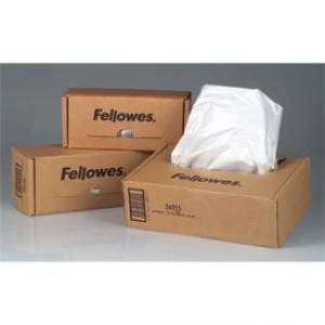 image of Fellowes 3608401 Shredder Bags 50pk