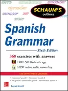 Image of schaums outline of spanish grammar 6th edition