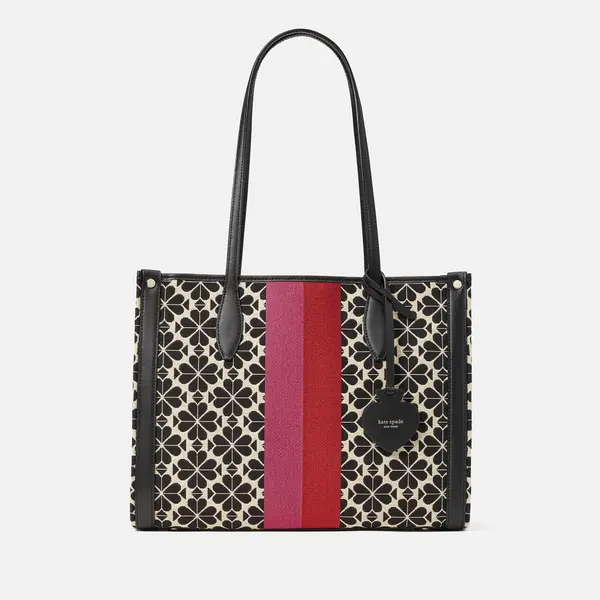Image of Kate Spade New York Womens Spade Flower Market Tote Bag - Cream Multi Cream female PXRUB271CU3