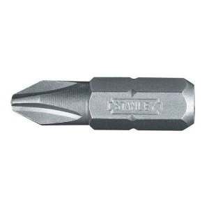 Stanley Tools Phillips Bits PH1 x 25mm (Box 25)