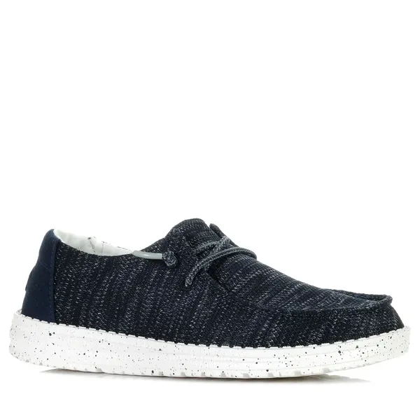 Image of Hey Dude Womens Wendy Sox Slip On Shoes Trainers - UK 4 Blue female GDE2734NVY4