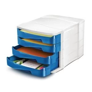 Image of CEP Pro Gloss 4 Drawer Set Blue 394GBlue