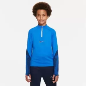 Image of Nike Strike Drill Top Junior Boys - Blue