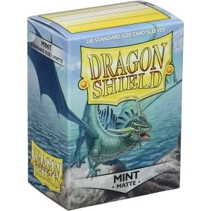 Image of Dragon Shield Mint Matte Card Sleeves - 100 Sleeves