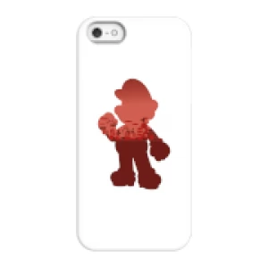 image of Nintendo Super Mario Mario Silhouette Phone Case - iPhone 5/5s - Snap Case - Gloss