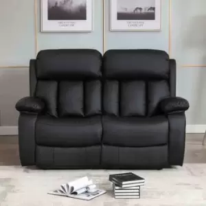 image of Chester 2 Seater Auto Sofa - Black