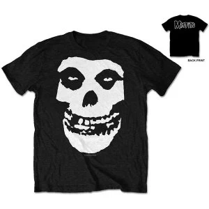 image of Misfits - Classic Fiend Skull Unisex Small T-Shirt - Black