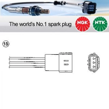 Image of 1x NGK NTK Oxygen O2 Lambda Sensor OZA73-F1 OZA73F1 (0177)