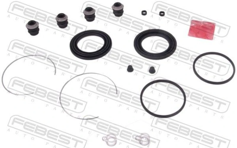 Image of FEBEST 0175-ACV30F Brake Caliper Repair Kit Front Axle Repair Kit,brake caliper (405)