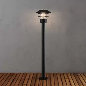 image of Modena Outdoor Modern Bollard Light Black, IP23