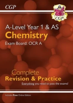 Image of New A-Level Chemistry OCR A Year 1 & AS Complete Revision & Practice with Online Edition by CGP Books