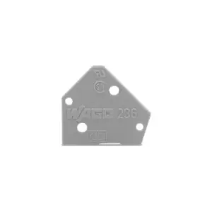 Image of Wago 236-400 PCB Terminal Block End Plate Blue