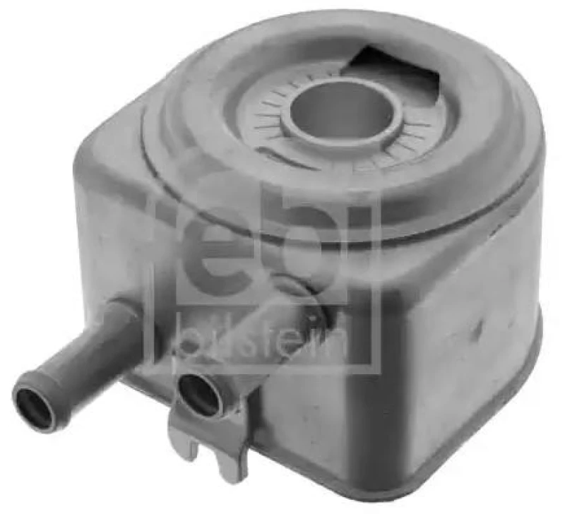 Image of FEBI BILSTEIN 100500 Oil Cooler with gasket/seal Aluminium Oil Cooler,engine oil (469)