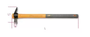 Image of Beta Tools 1376XT Claw Hammer Square Pein, Magnet & Nail Holder 250g 013760525