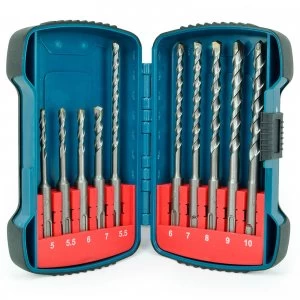 Image of Makita 10 Piece SDS Plus Drill Bit Set
