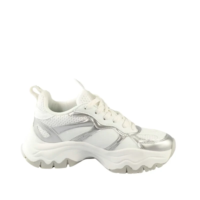 Image of Buffalo Womens Trainers Buffalo Path Lo Blanc Female 39