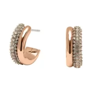 image of Olivia Burton Classic Crystal Hoop Earrings