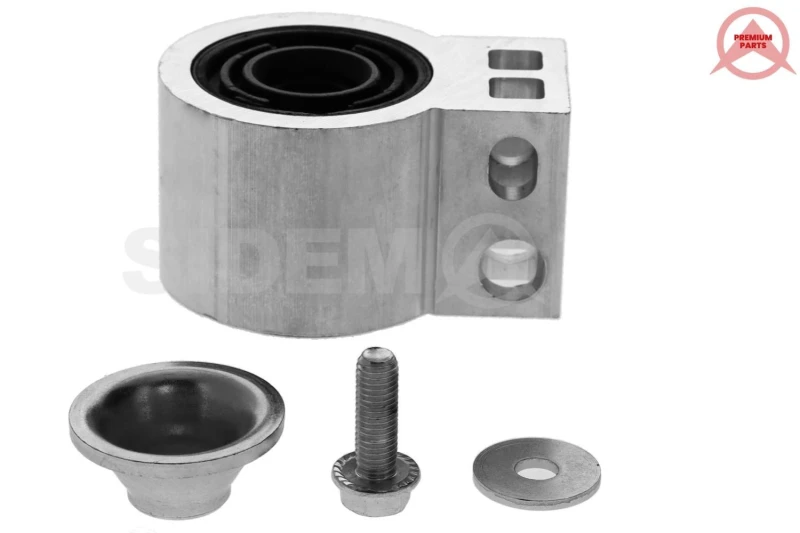Image of SIDEM 809633 Arm Bushes Lower Front Axle, Rubber-Metal Mount, for control arm Control Arm-/Trailing Arm Bush (251)