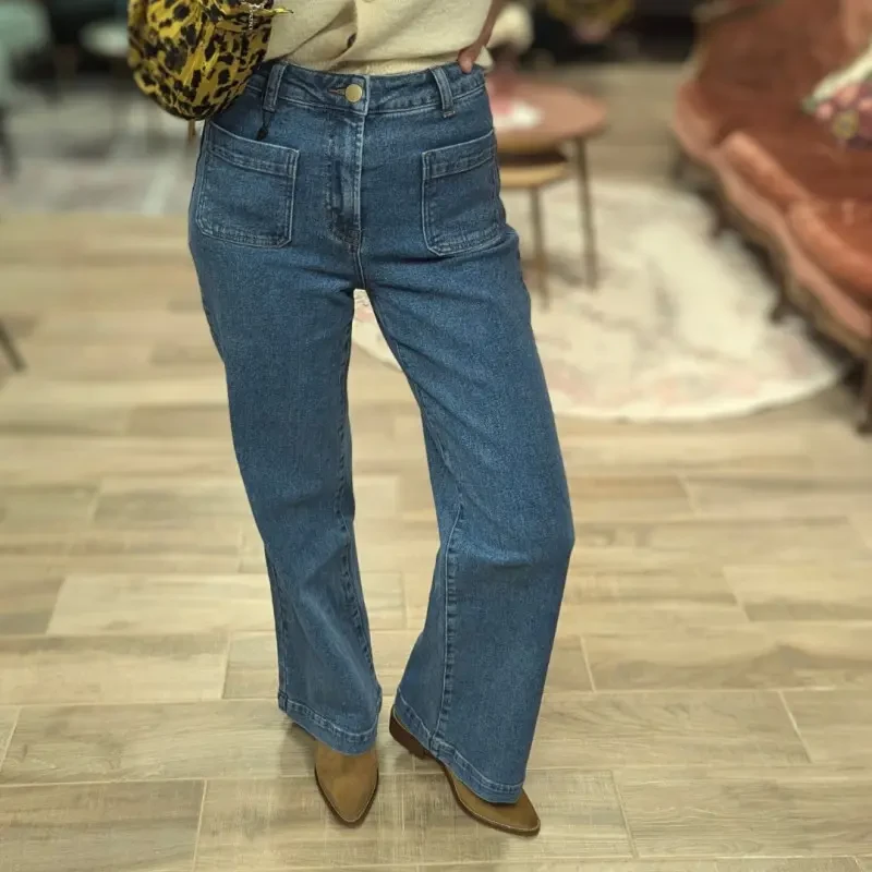 Image of La Petite Etoile Womens jeans La Petite Etoile Atlanty Gris Female 38