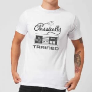 Image of Nintendo Retro NES Classically Trained Mens White T-Shirt - L - White