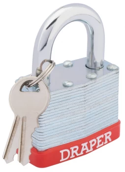 Image of Draper 50mm Laminated Steel Padlock 68806