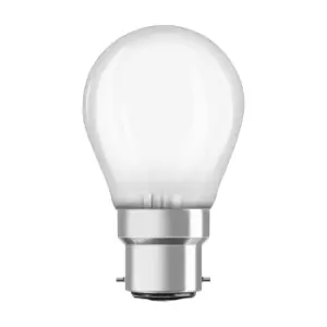 Image of Osram 4W Parathom Frosted LED Golf Ball BC/B22 Very Warm White - (439450-591370)