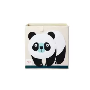 image of 3 Sprouts Storage Box - Black & White Panda