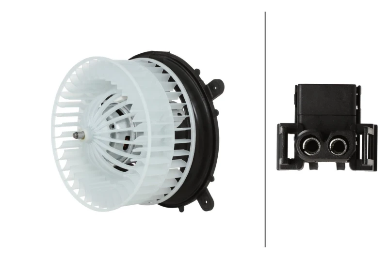 Image of HELLA Blower motor HELLA 8EW 366 400-711