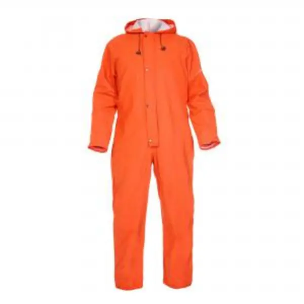 image of Hydrowear Salesbury Hydrosoft Waterproof Coverall Orange L BESWHYD018500ORL