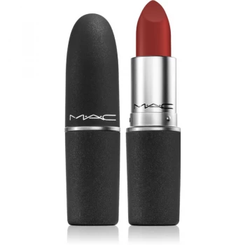 Image of MAC Cosmetics Powder Kiss Lipstick Matte Lipstick Shade Dubonnet Buzz 3 g