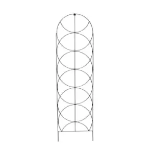 image of Ivyline Outdoor Cylinder Trellis Zinc H125cm W36cm