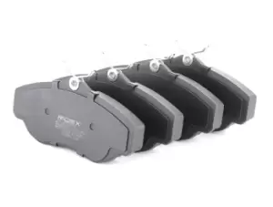 Image of RIDEX Brake pad set LAND ROVER 402B0550 SFP100580,SFP100590,SFP500120 SFP500150,SFP000210,SFP100460,SFP100480,STC1880,STC3195,STC3685