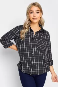 image of Petite Cotton Boyfriend Shirt