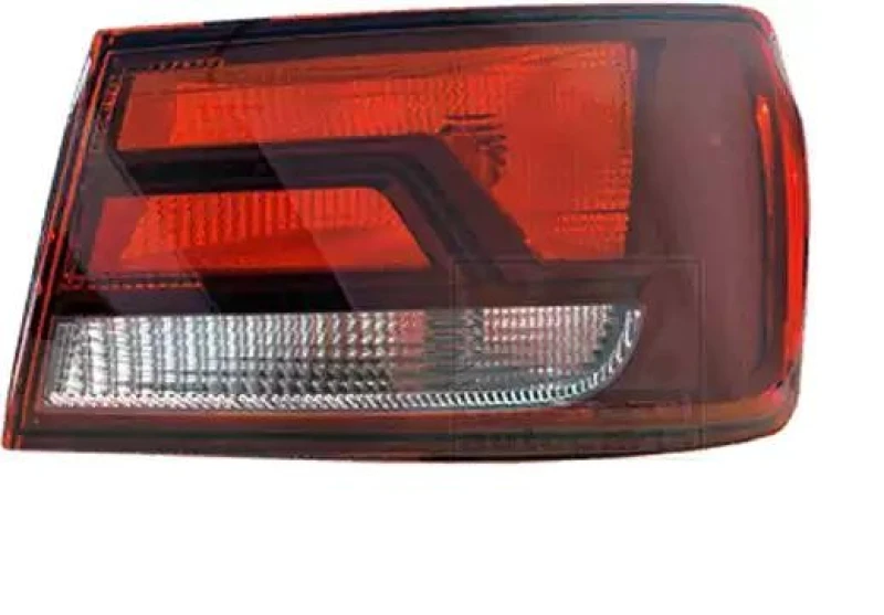 Image of VAN WEZEL 0337922 Rear light Outer section, with bulb holder, Right Combination Rearlight (391)