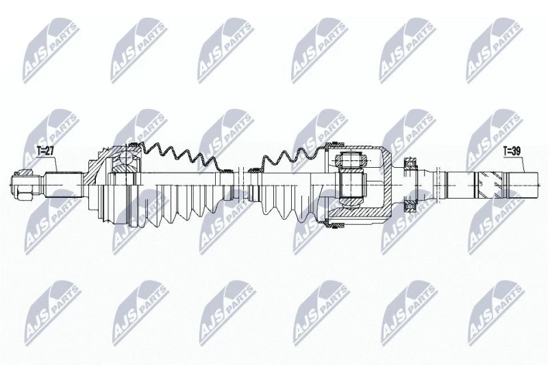 Image of NTY Drive shaft NTY NPW-RE-085