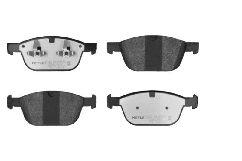 Image of MEYLE 025 243 9920/PD Brake pad set Front Axle, not prepared for wear warning indicator, MEYLE-PD Quality, with anti-squeak plate Brake Pad Set,disc