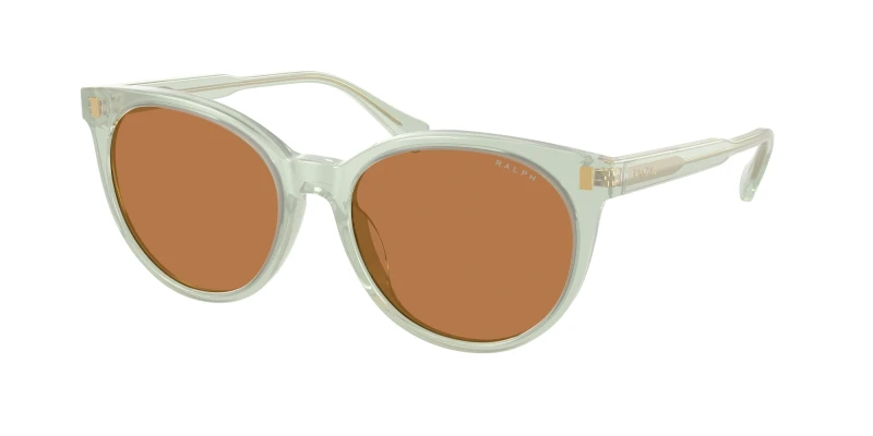 Image of Ralph Lauren RA5331U 604973 Woman Sunglasses Acetate Green Brown Pantos Normal Green Sunglasses Woman Acetate