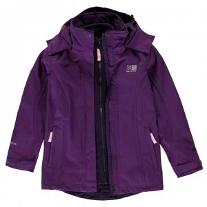 image of Karrimor 3 in 1 Jacket Junior - Grape Purple