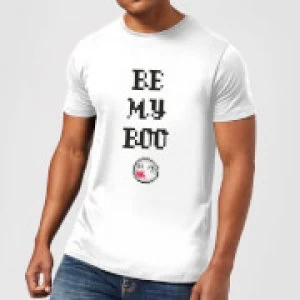 image of Super Mario Be My Boo Mens T-Shirt - White - 3XL