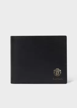 Image of Paul Smith Paul Smith & Manchester United - Black 'Stadium' Billfold Wallet