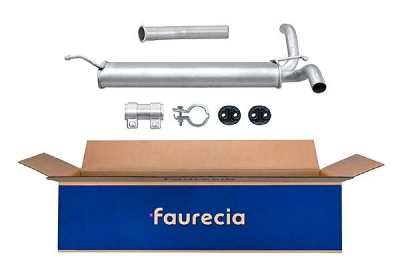 Image of HELLA Rear silencer HELLA 8LD 366 027-761