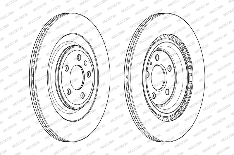 Image of Brake disc FERODO DDF1990C