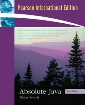 Image of Absolute Java by Walter Savitch Book