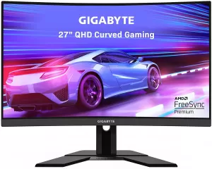 image of Gigabyte 27" G27QC Quad HD IPS Curved LED Gaming Monitor