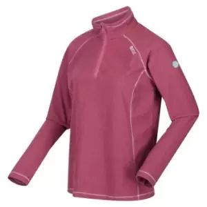 image of Regatta Womens Montes Half Zip Fleece - Purple