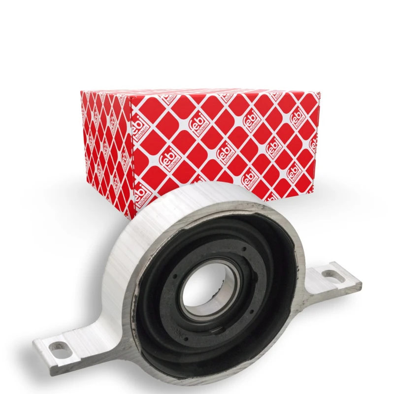 Image of FEBI BILSTEIN 104653 Suspension, drive shaft with ball bearing Suspension,drive shaft (1420)