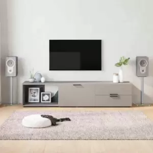 Image of Vidaxl Speaker Stands 2 Pcs Silver Tempered Glass 1 Pillar Design