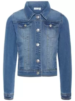 image of NAME IT Nitstar Rika Denim Jacket Women Blue