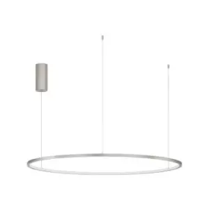 Image of Merano - Grove Integrated LED Pendant Ceiling Light Champagne Silver Aluminium LED 58W 3132Lm 3000K