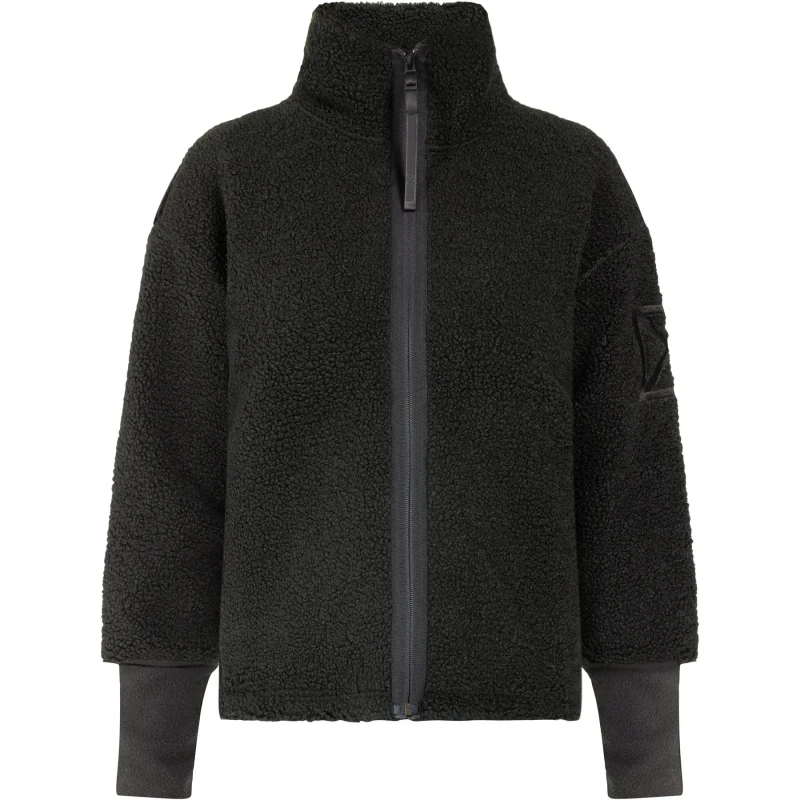 Image of Womens full-zip fleece Didriksons Mella Noir Female 42